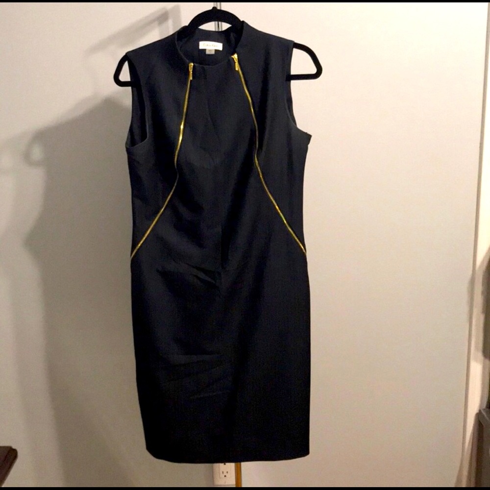 NWOT CALVIN KLEIN BLUE JEAN LIKE DRESS